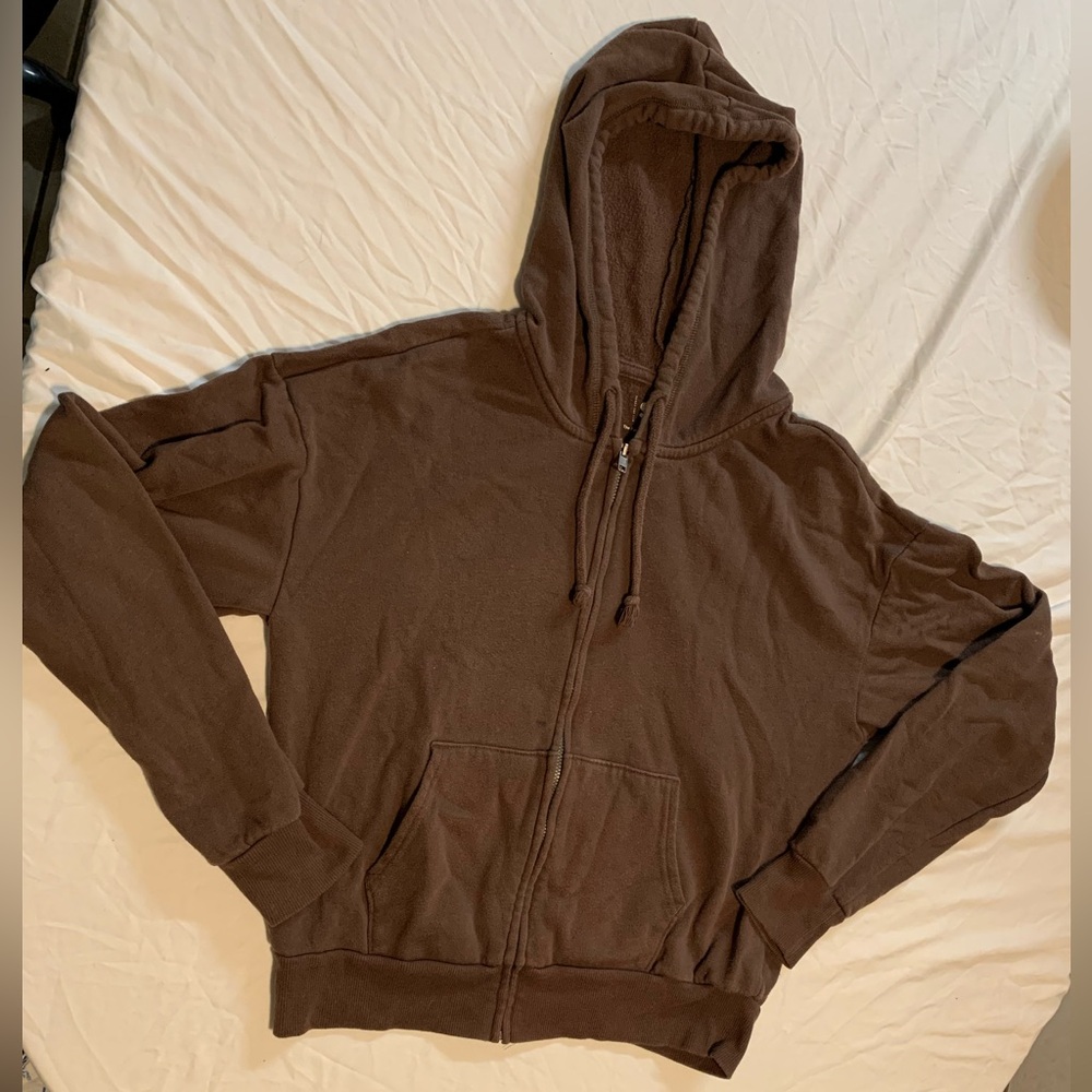SO Men's Chocolate Zip-Up Sweater